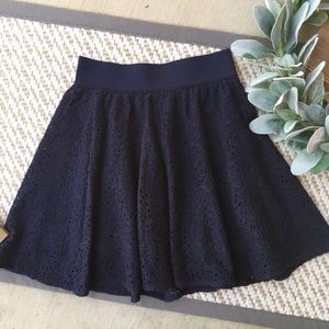 Arizona jean company Navy Lace Mini Skirt